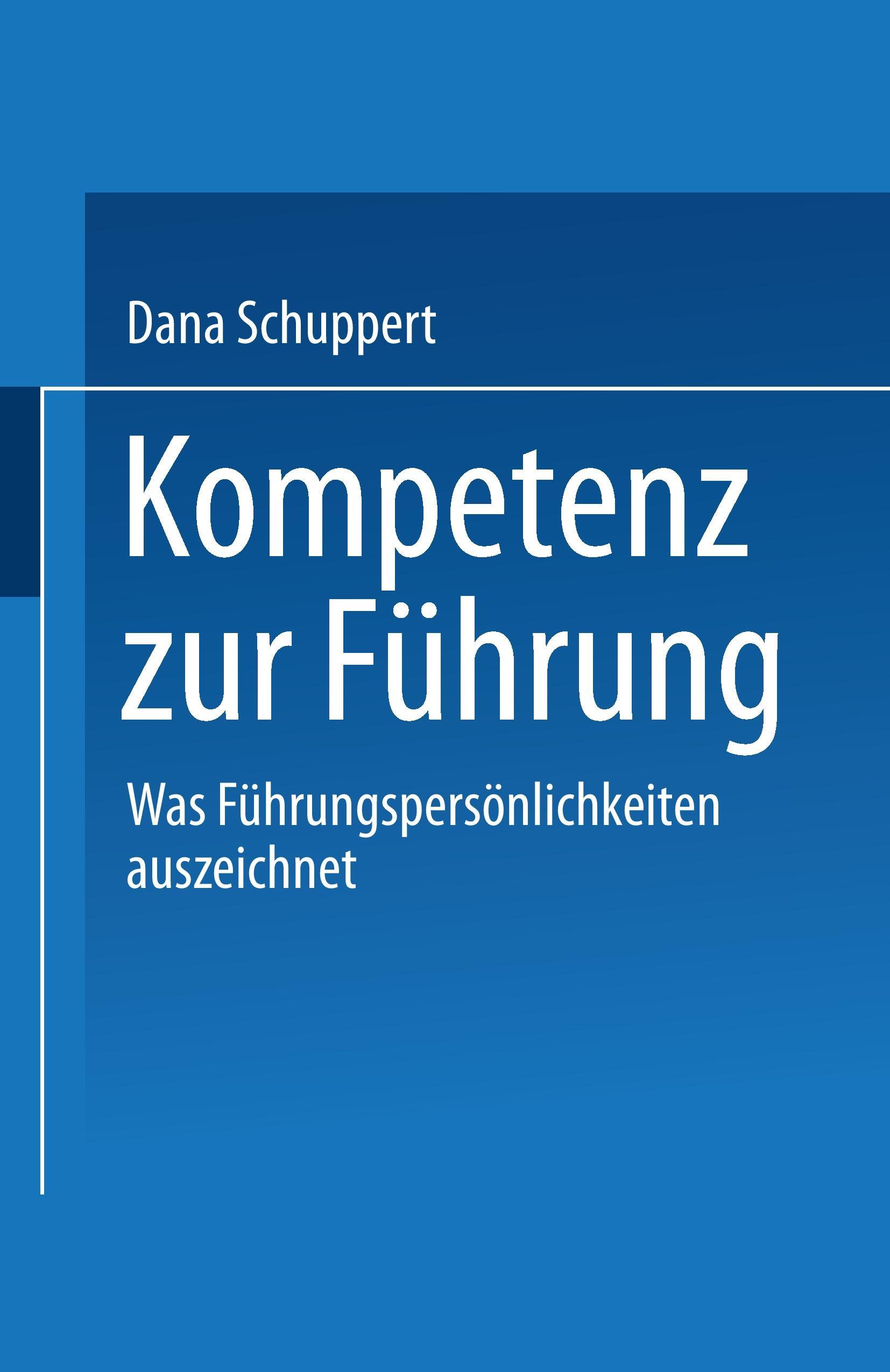 Vorderes Coverbild Kompetenz zur Führung