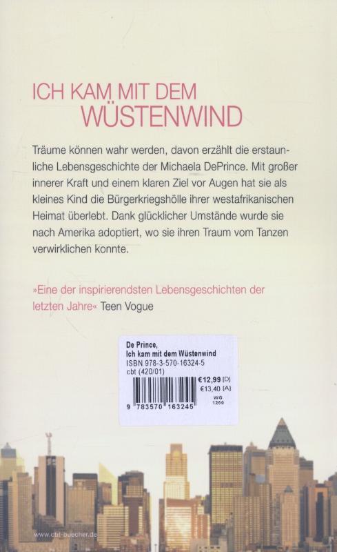 Rückseitencover Ich kam mit dem Wüstenwind   -