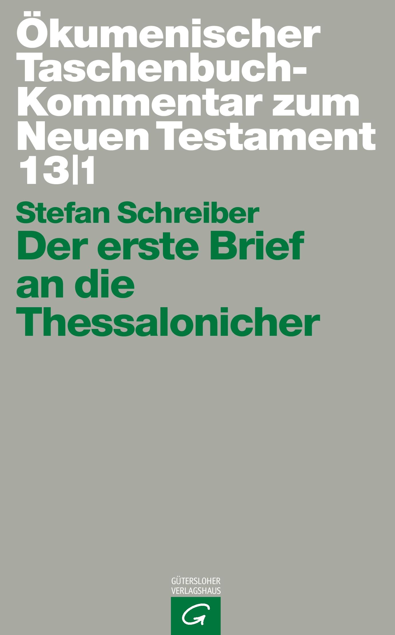 Vorderes Coverbild Der erste Brief an die Thessalonicher