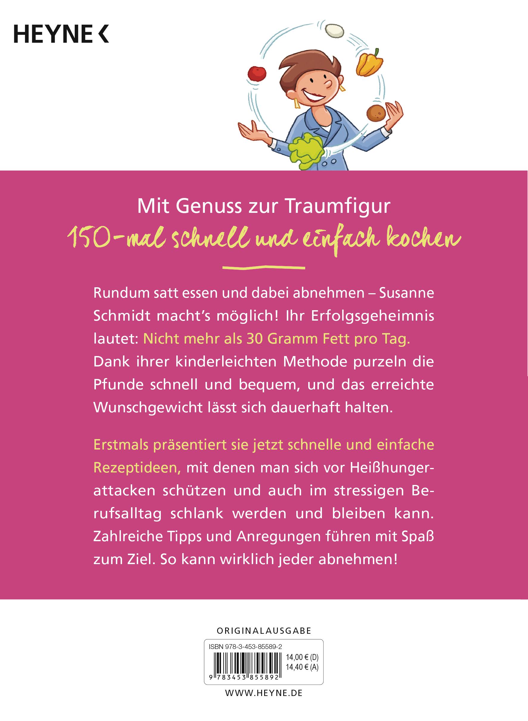 Beispielinhalt (Bild) Nie wieder dick - Das Kochbuch für Berufstätige