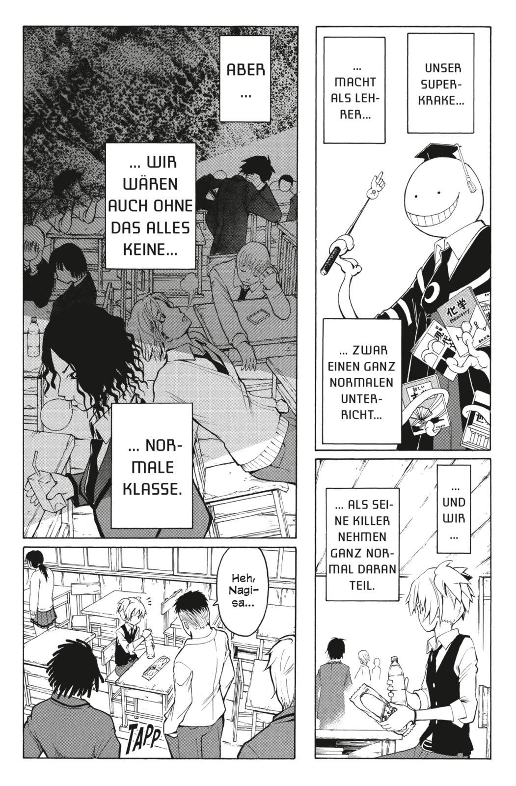 Beispielinhalt (Bild) Assassination Classroom 01