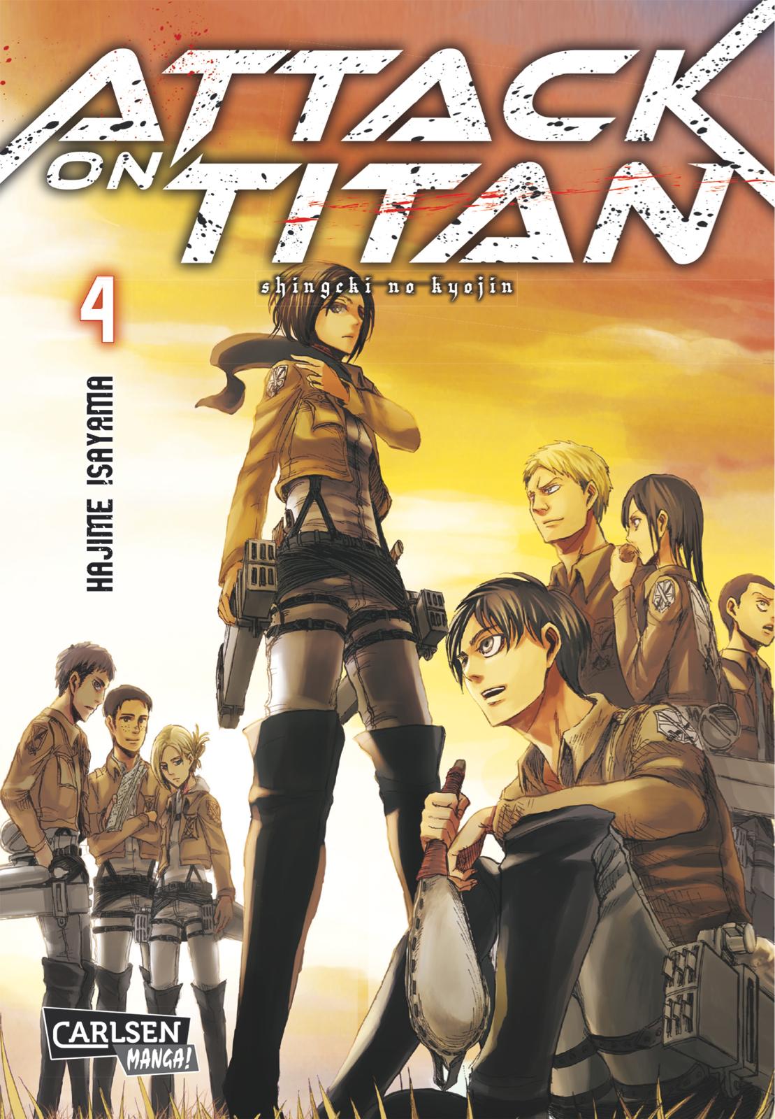 Vorderes Coverbild Attack on Titan 04
