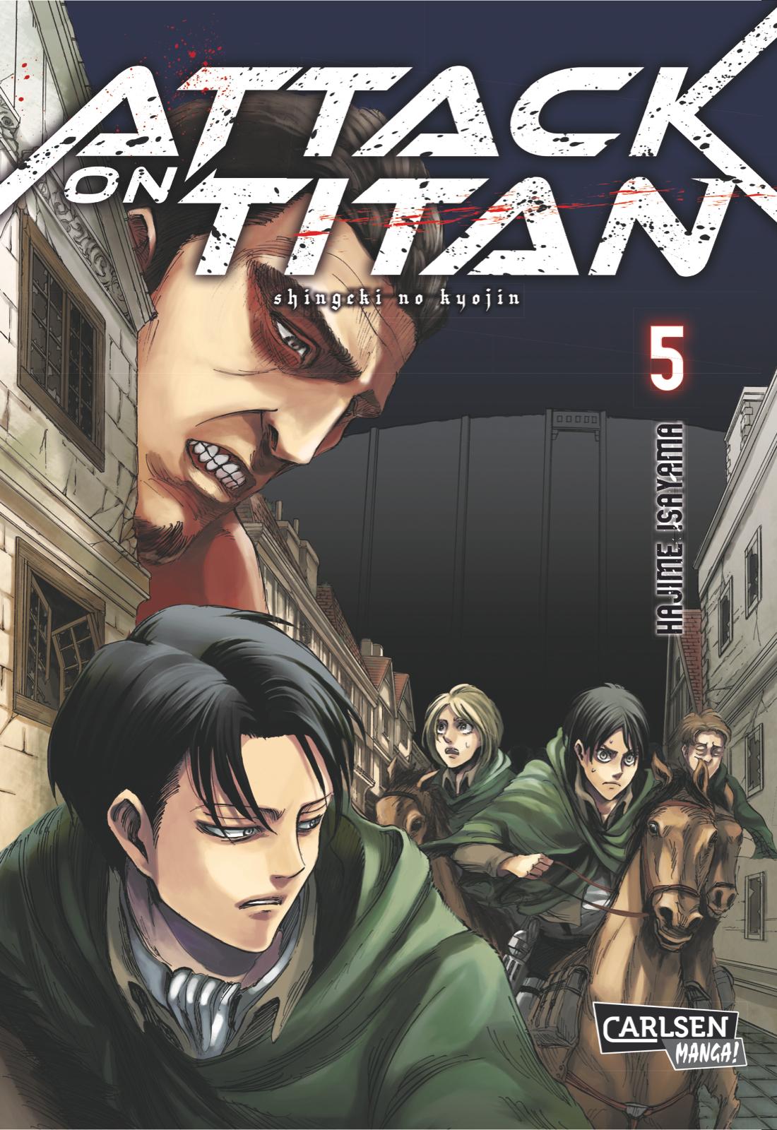 Vorderes Coverbild Attack on Titan 05