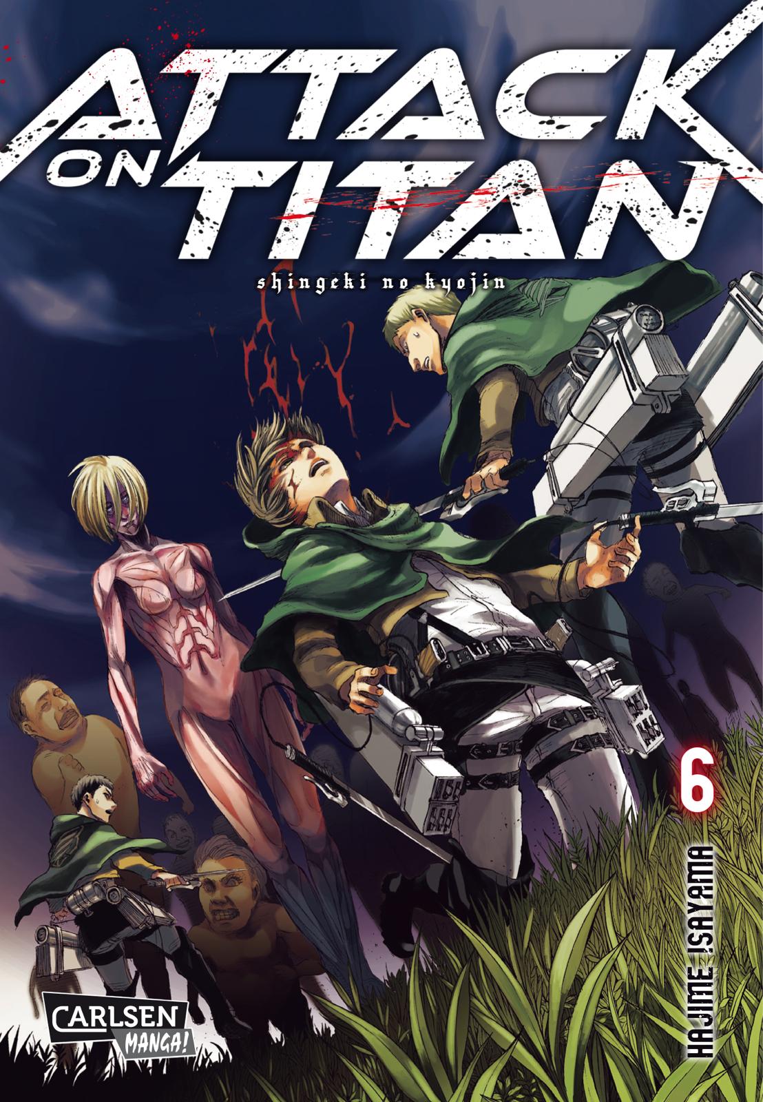 Vorderes Coverbild Attack on Titan 06