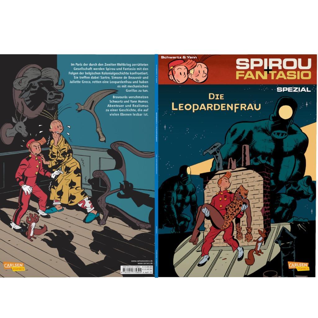 Beispielinhalt (Bild) Spirou & Fantasio Spezial 19: Die Leopardenfrau