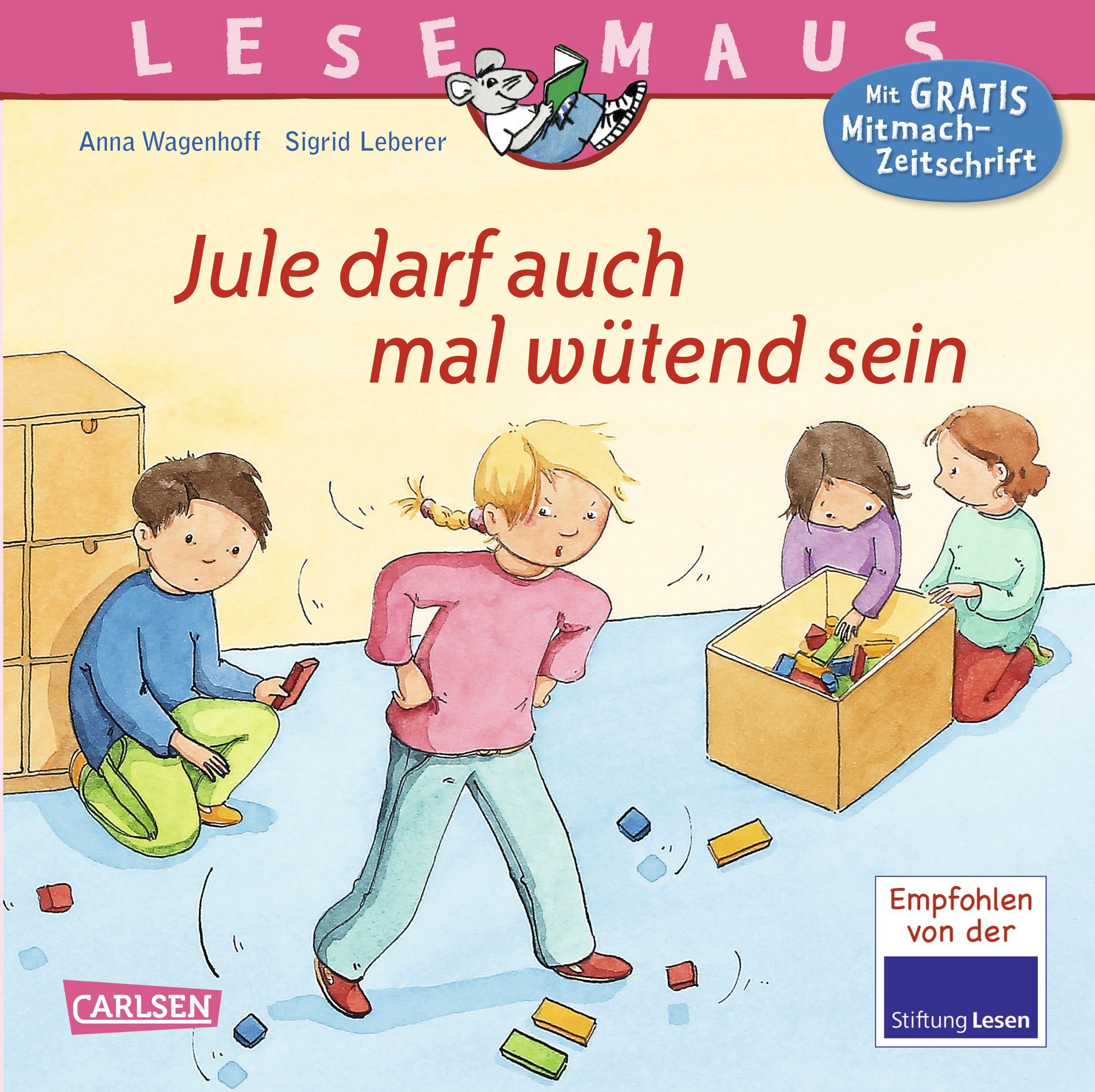 Vorderes Coverbild Jule darf auch mal wütend sein