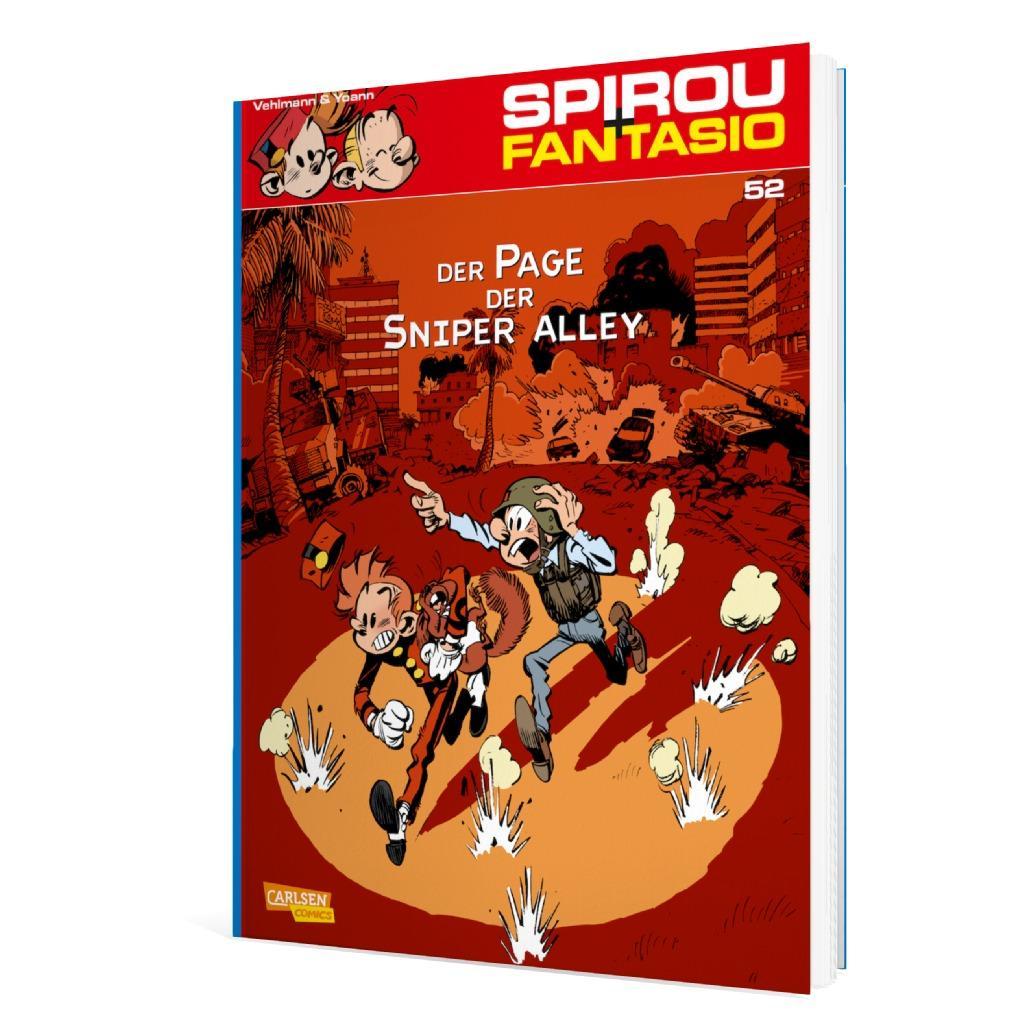 Beispielinhalt (Bild) Spirou & Fantasio 52: Der Page der Sniper Alley