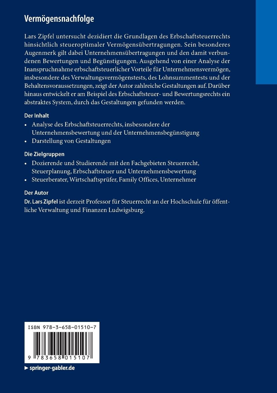 Rückseitencover Vermögensnachfolge