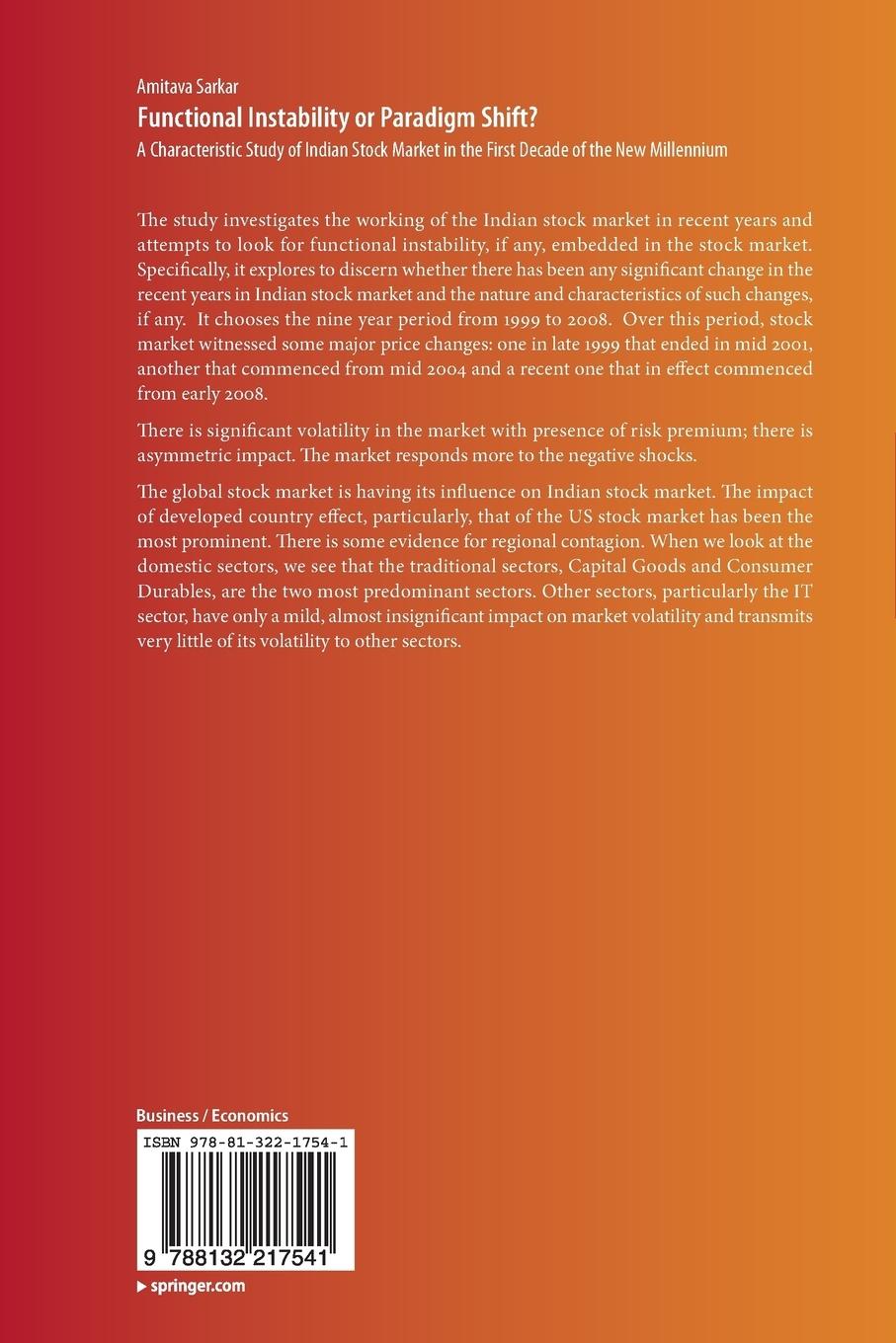 Rückseitencover Functional Instability or Paradigm Shift?