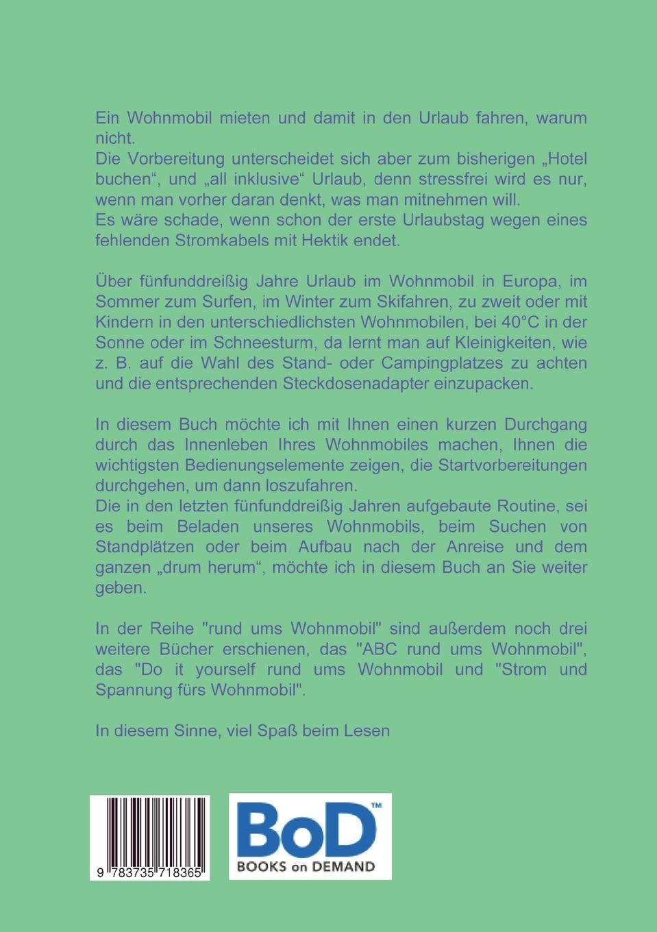 Rückseitencover Reisen, Campen, Urlaubsfreude