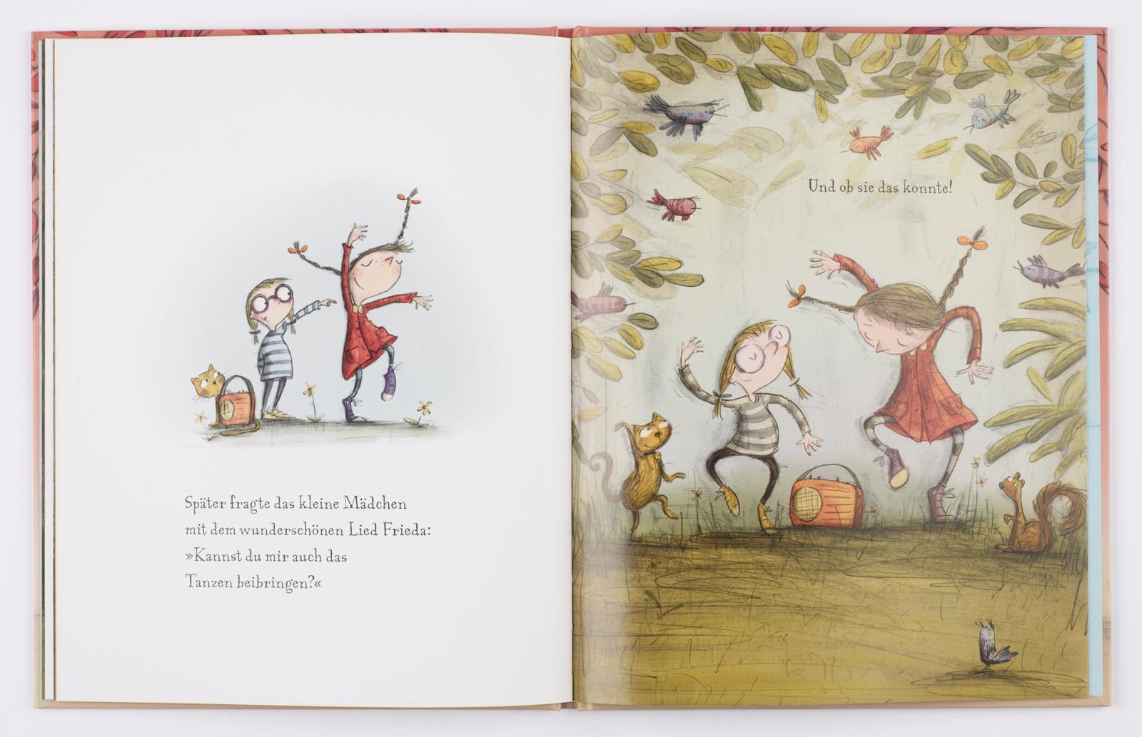 Beispielinhalt (Bild) Frieda tanzt