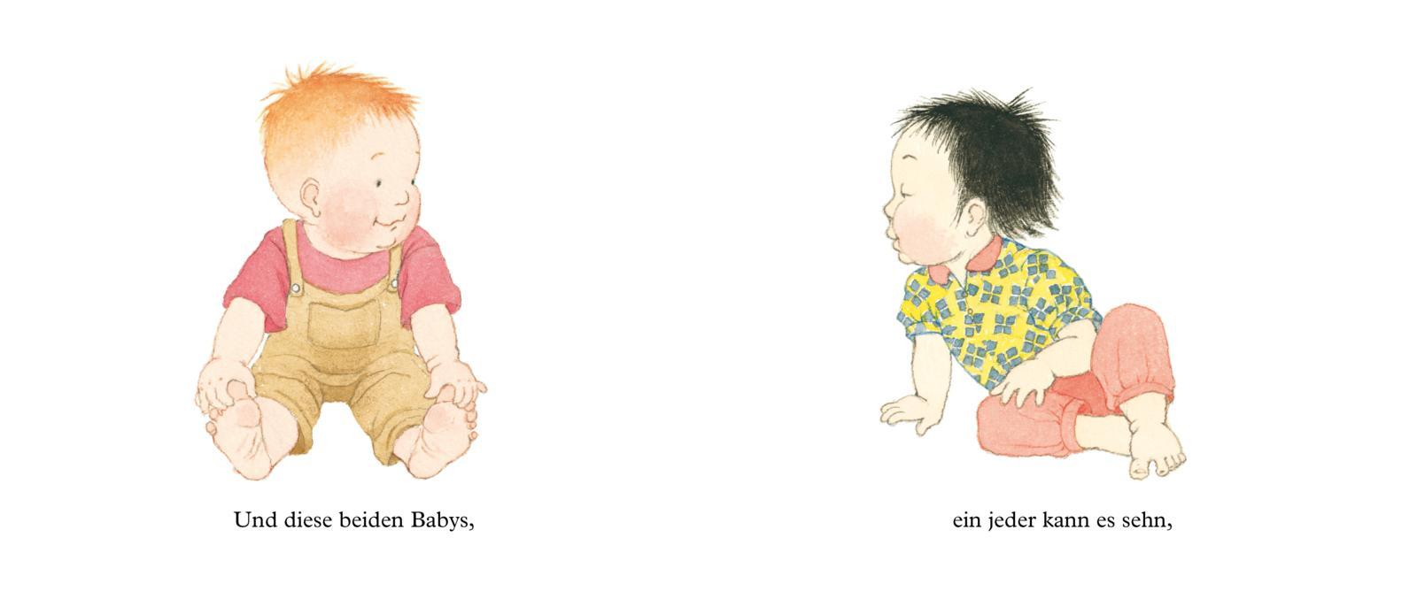 Beispielinhalt (Bild) Zehn kleine Finger und zehn kleine Zeh'n