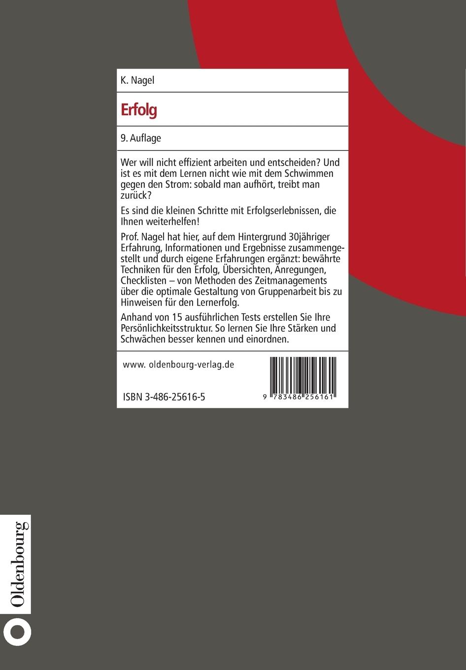 Rückseitencover Erfolg