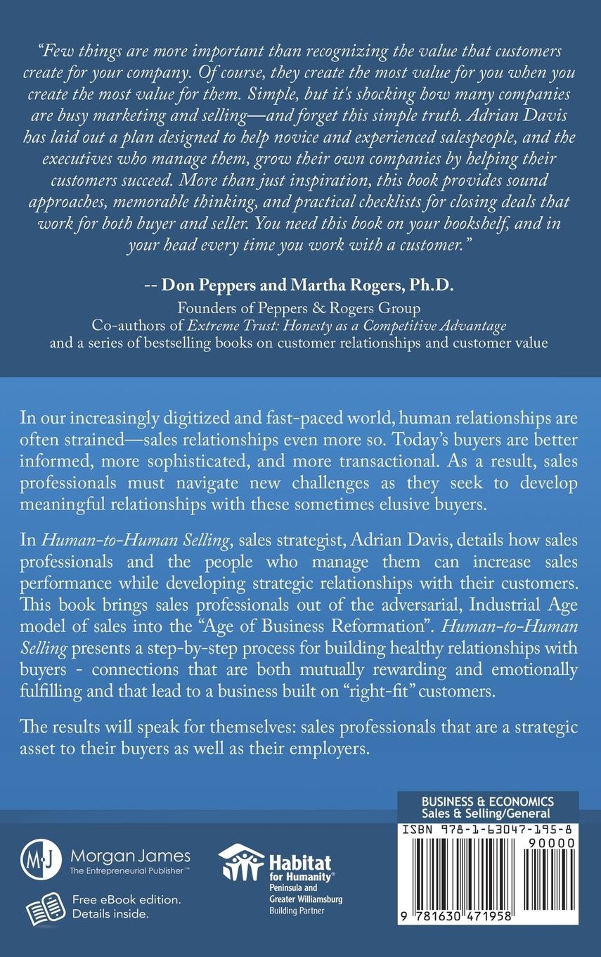 Rückseitencover Human to Human Selling