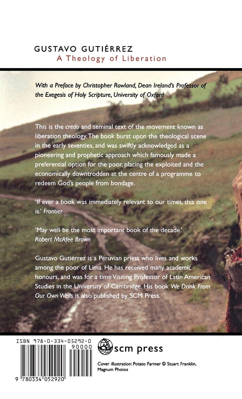 Rückseitencover A Theology of Liberation