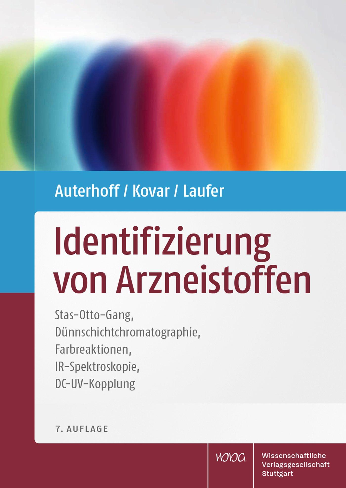 Vorderes Coverbild Identifizierung von Arzneistoffen