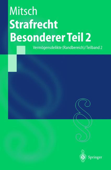 Vorderes Coverbild Strafrecht Besonderer Teil 2