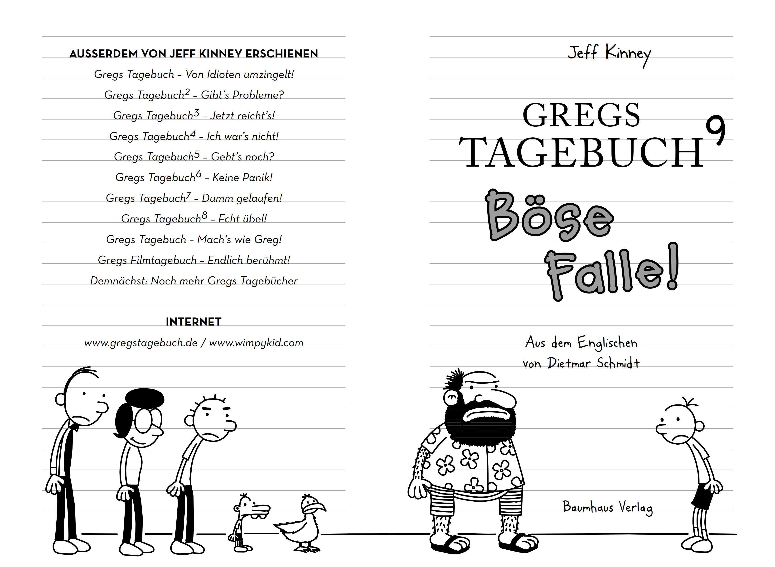 Beispielinhalt (Bild) Gregs Tagebuch 09. Böse Falle!