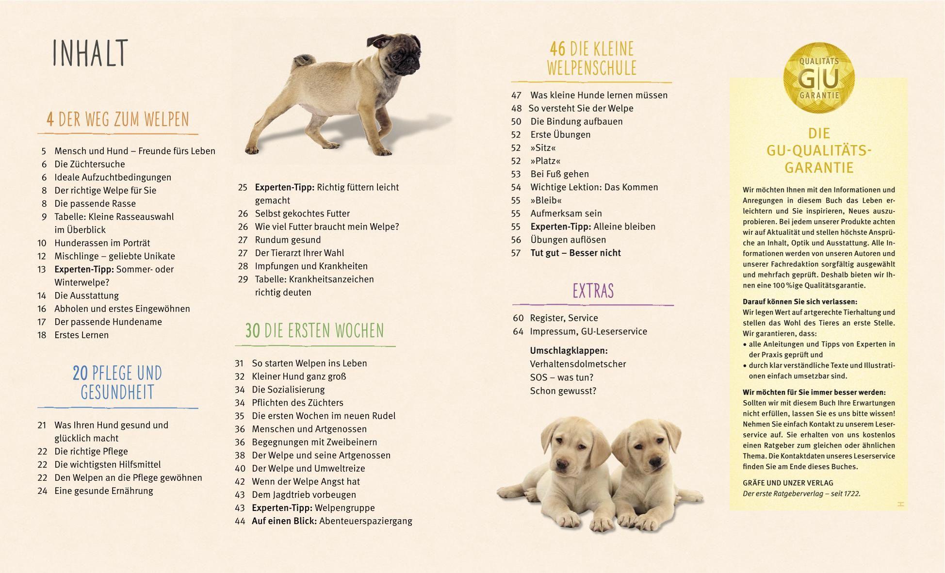 Beispielinhalt (Bild) Unser Welpe
