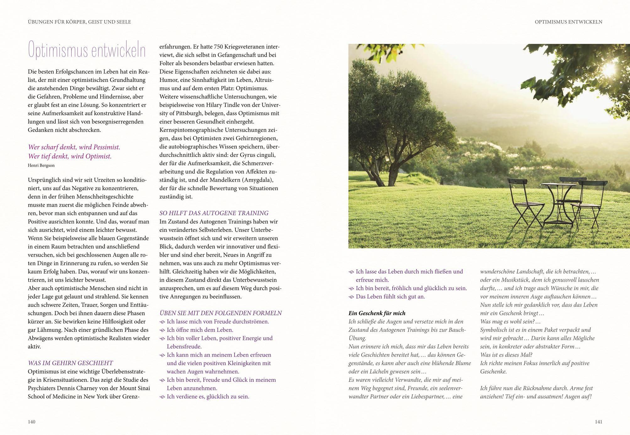 Beispielinhalt (Bild) Autogenes Training (mit CD)