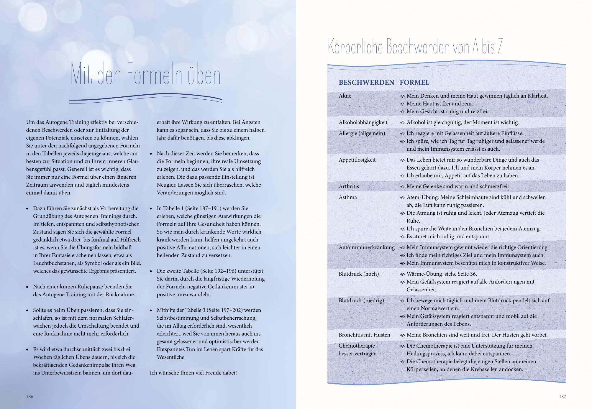 Beispielinhalt (Bild) Autogenes Training (mit CD)