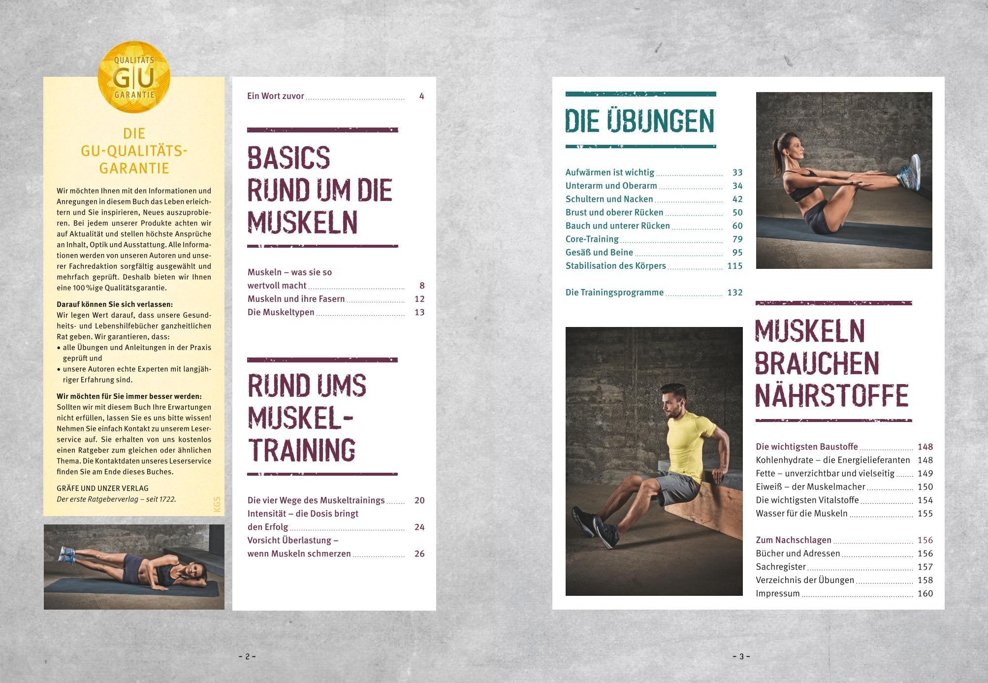 Beispielinhalt (Bild) Das Muskel-Workout