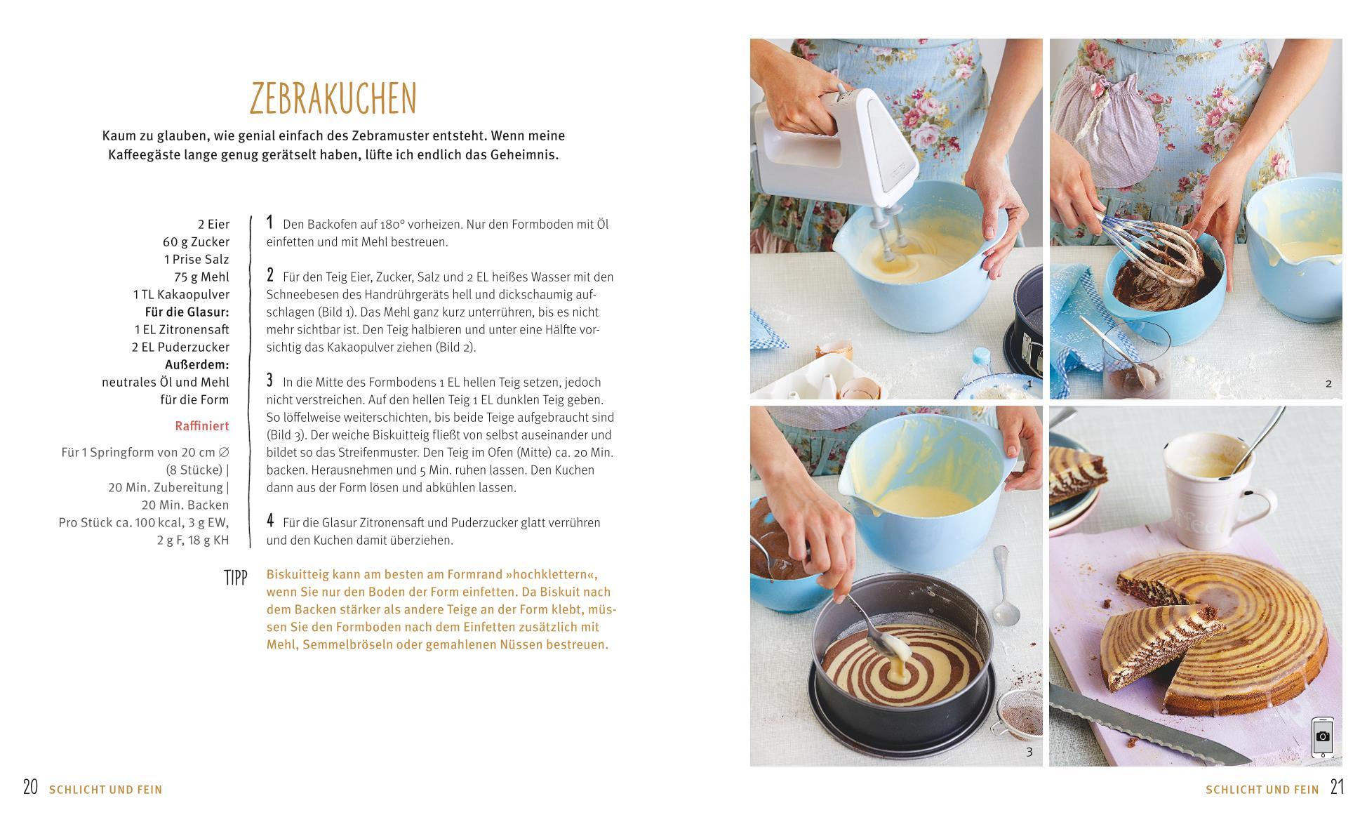 Beispielinhalt (Bild) Kleine Expresskuchen