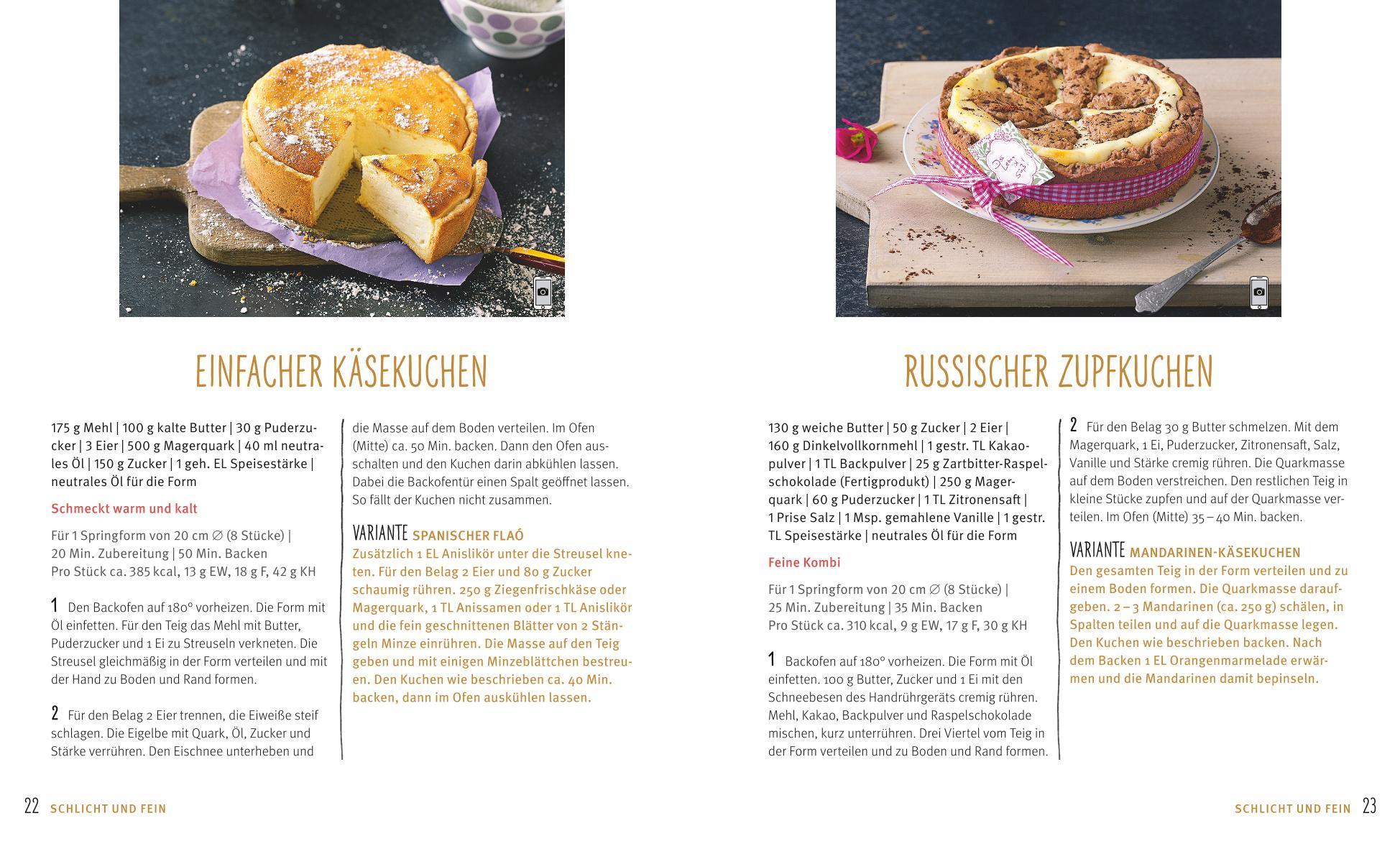 Beispielinhalt (Bild) Kleine Expresskuchen
