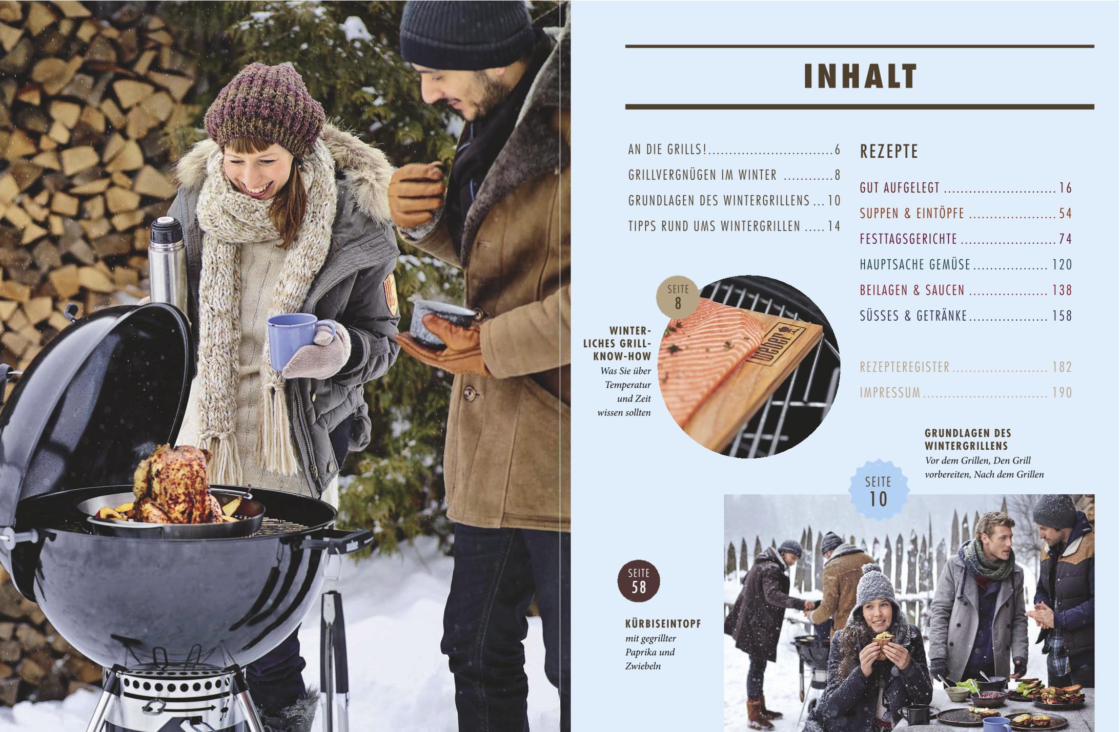 Beispielinhalt (Bild) Weber's Wintergrillen