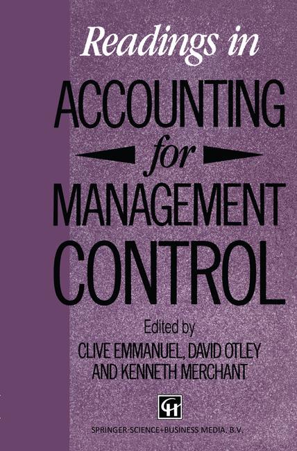 Vorderes Coverbild Readings in Accounting for Management Control