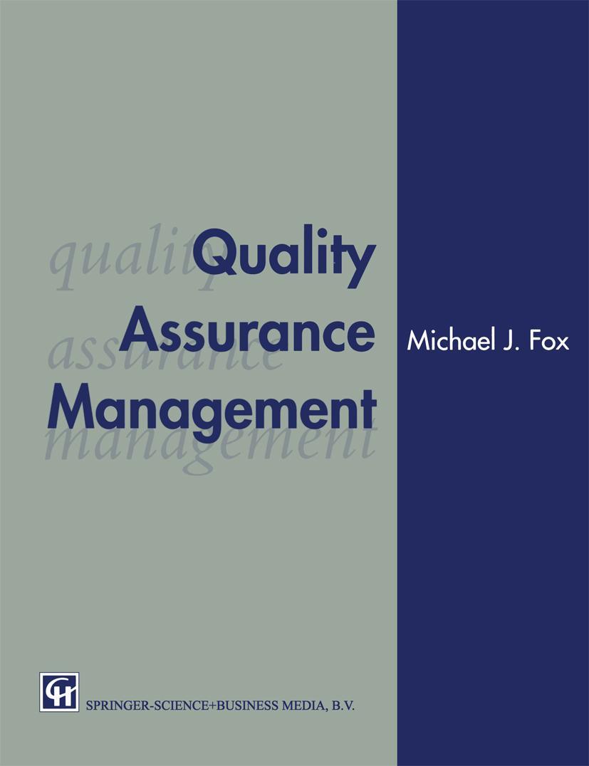 Vorderes Coverbild Quality Assurance Management