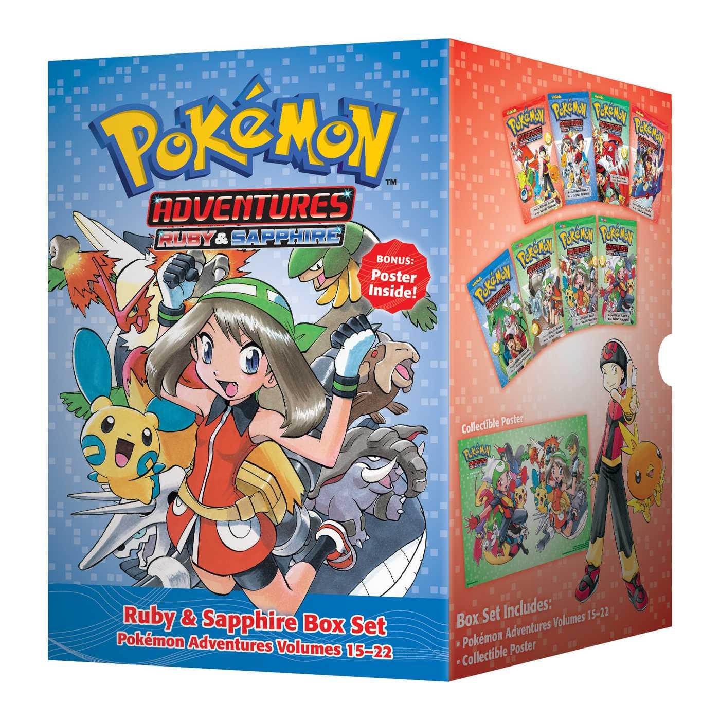 Vorderes Coverbild Pokémon Adventures Ruby & Sapphire Box Set