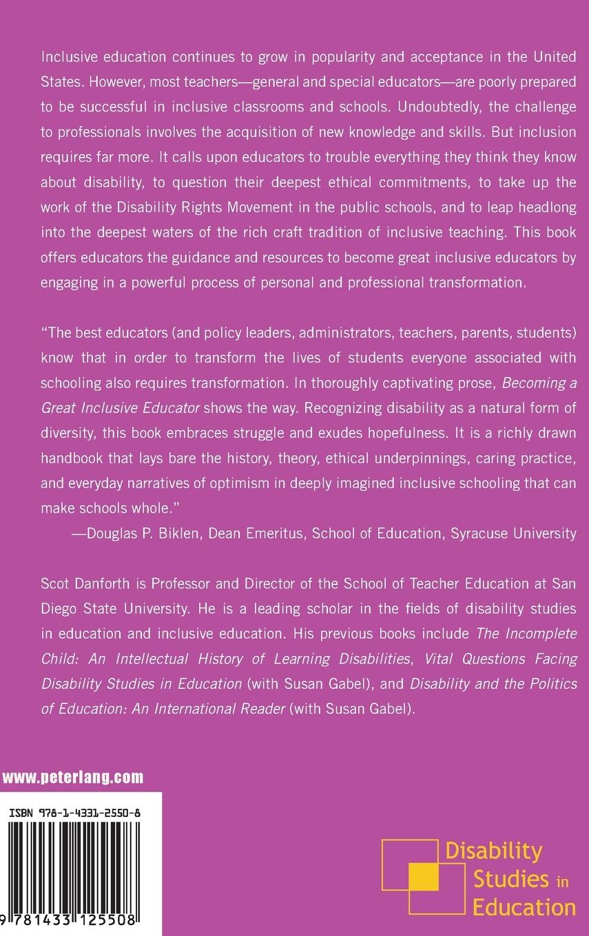 Rückseitencover Becoming a Great Inclusive Educator