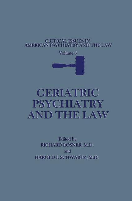 Vorderes Coverbild Geriatric Psychiatry and the Law