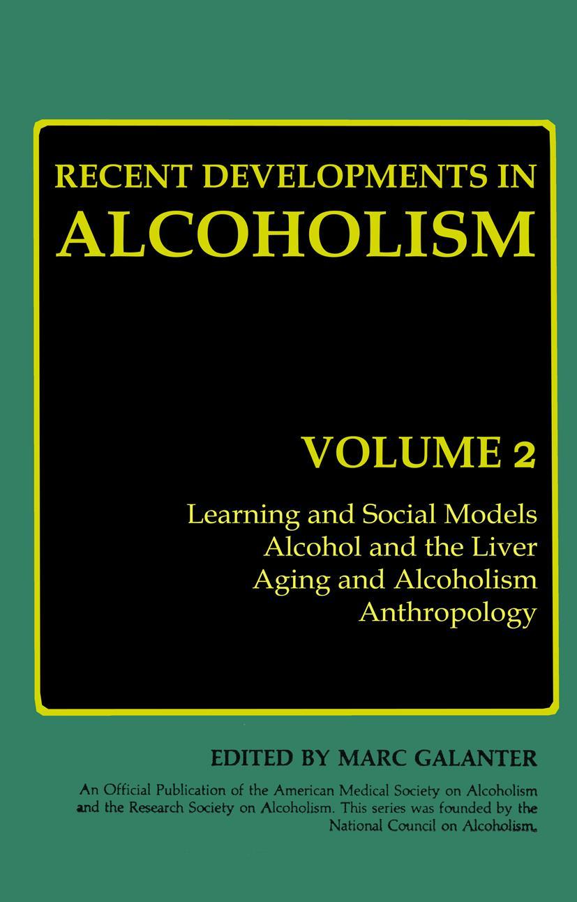 Vorderes Coverbild Recent Developments in Alcoholism