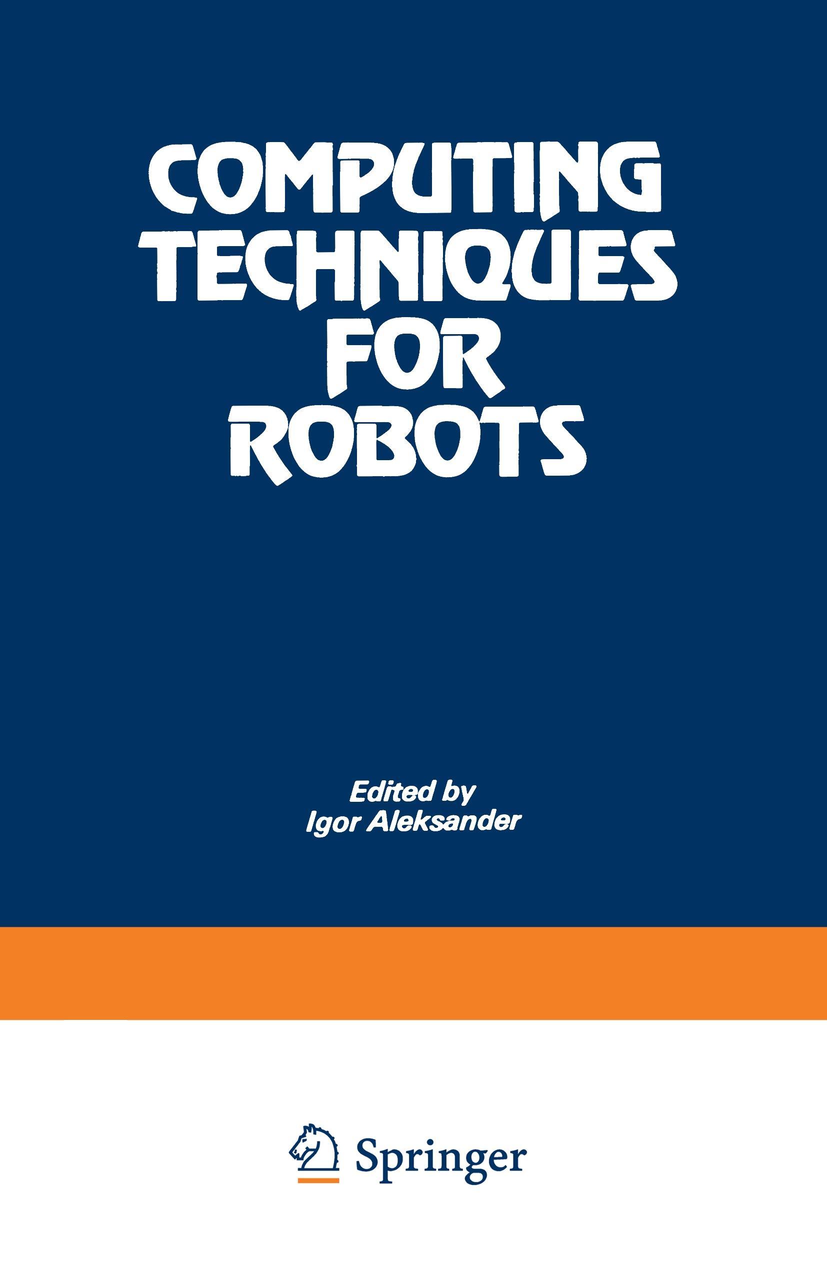 Vorderes Coverbild Computing Techniques for Robots