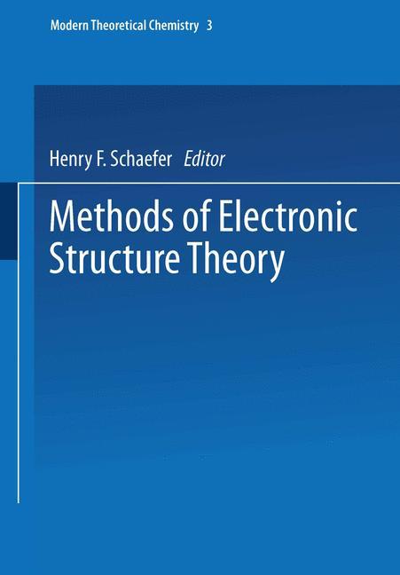 Vorderes Coverbild Methods of Electronic Structure Theory