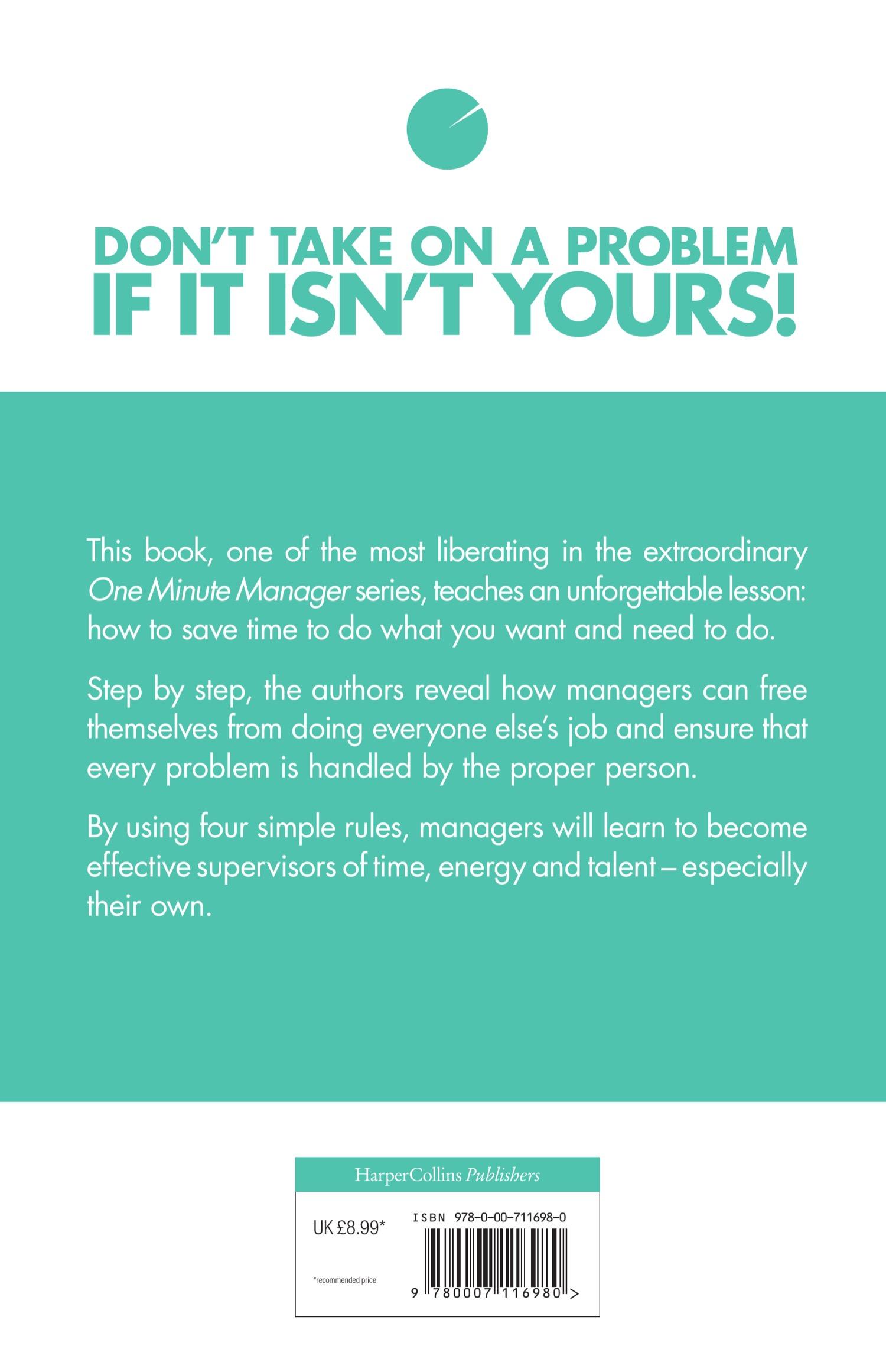 Rückseitencover The One Minute Manager Meets the Monkey