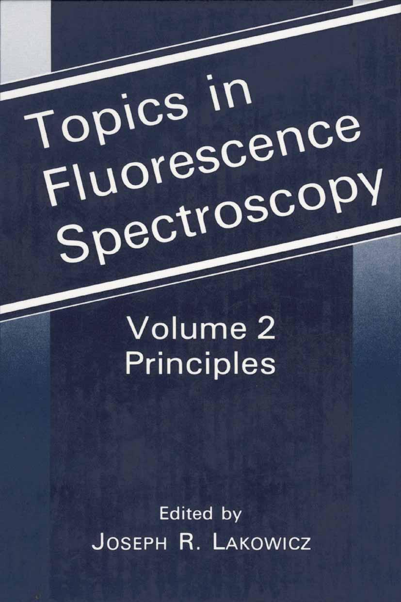 Vorderes Coverbild Topics in Fluorescence Spectroscopy