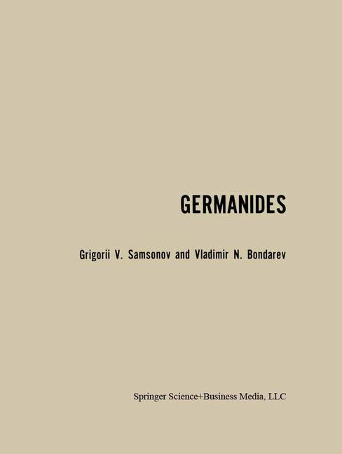 Vorderes Coverbild Germanides / Germanidy / ¿¿¿m¿h¿¿¿