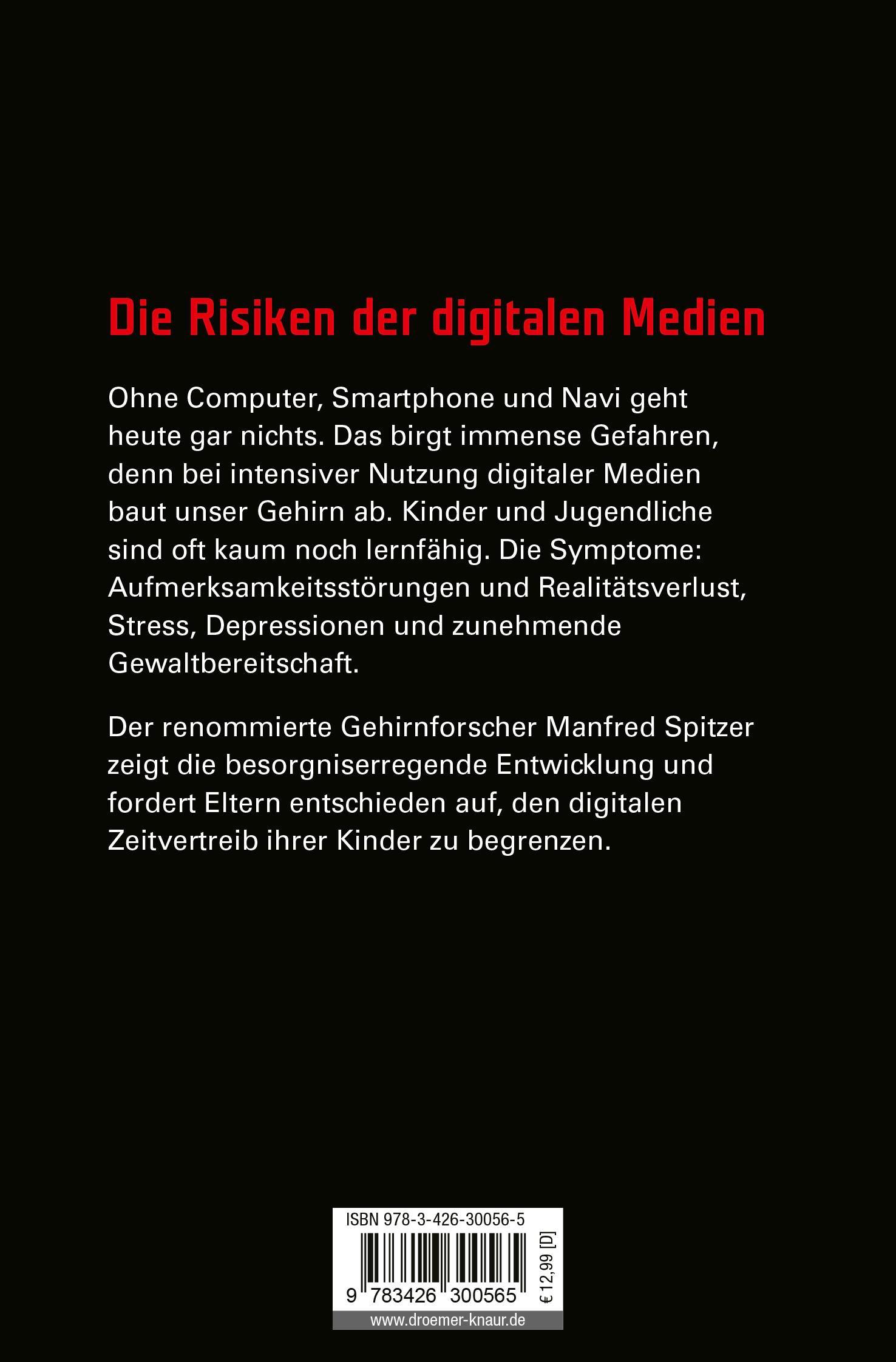 Rückseitencover Digitale Demenz