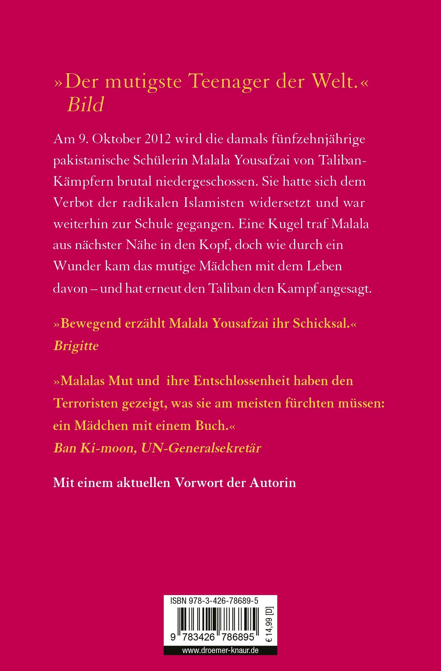 Rückseitencover Ich bin Malala