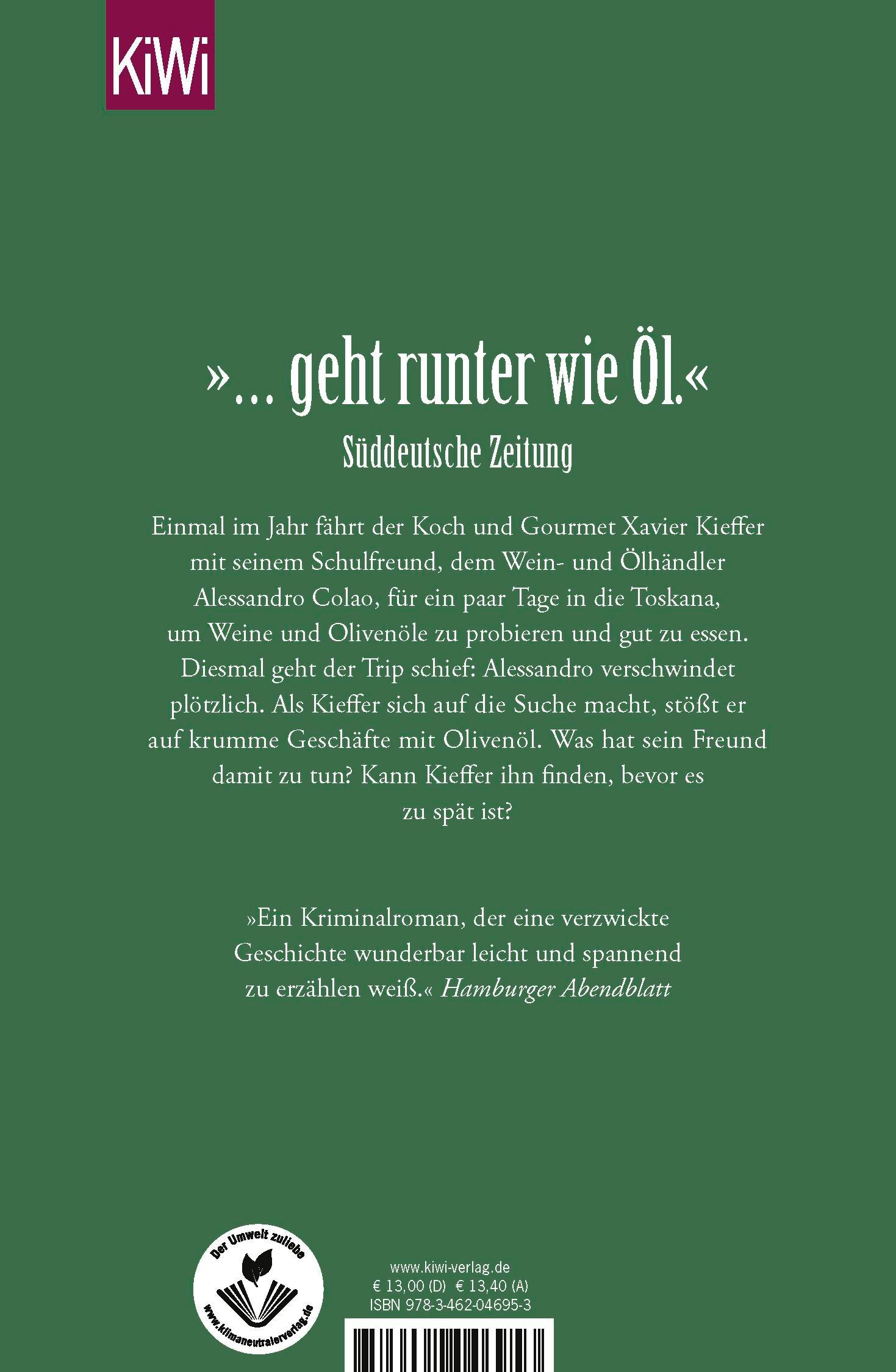 Rückseitencover Tödliche Oliven