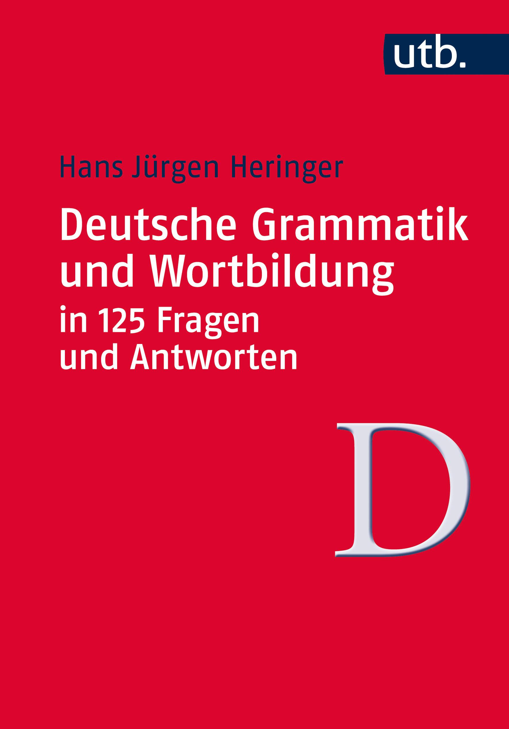 Vorderes Coverbild Deutsche Grammatik und Wortbildung  in 125 Fragen und Antworten