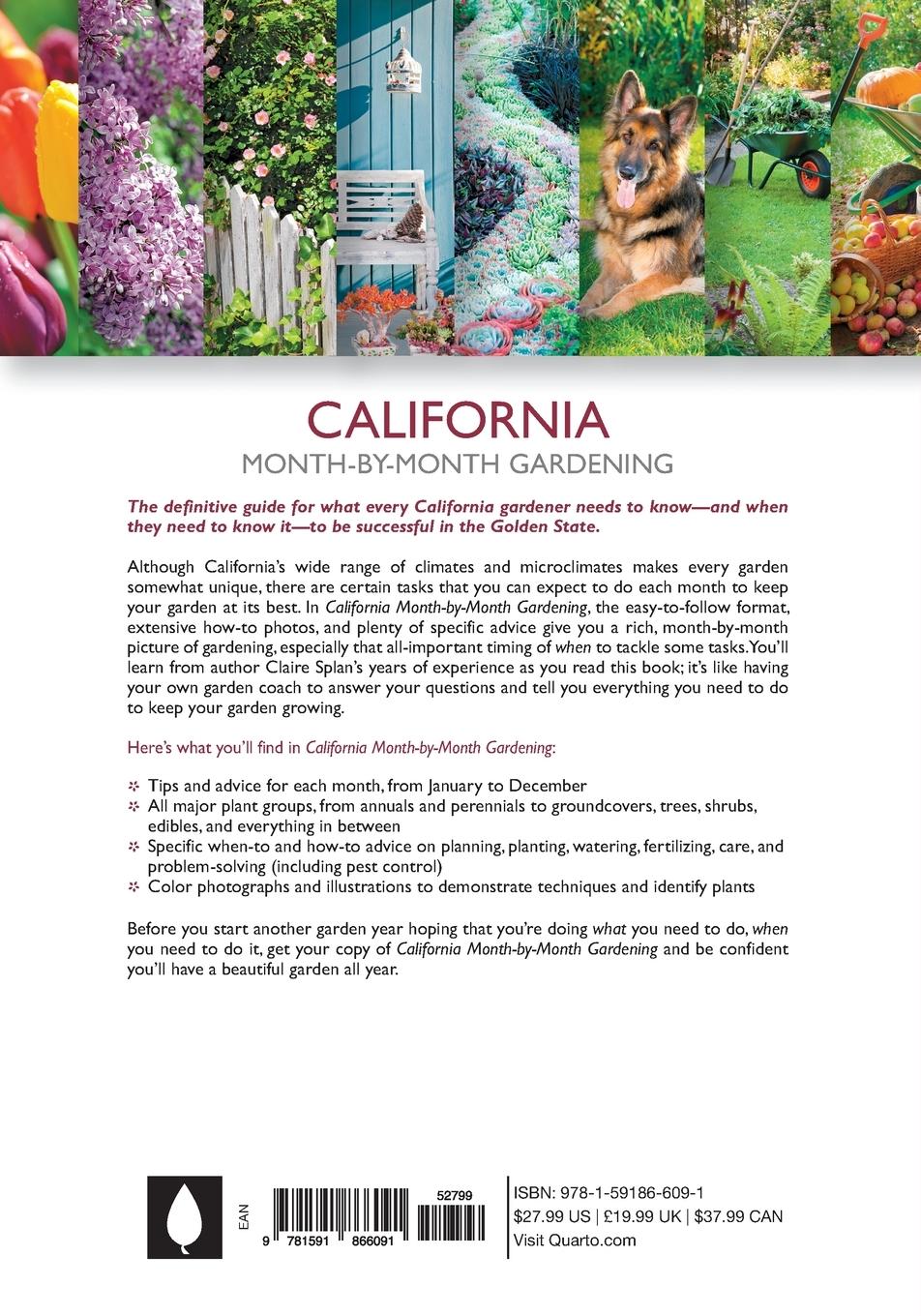 Rückseitencover California Month-By-Month Gardening