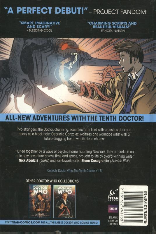 Rückseitencover Doctor Who: The Tenth Doctor Vol. 1: Revolutions of Terror