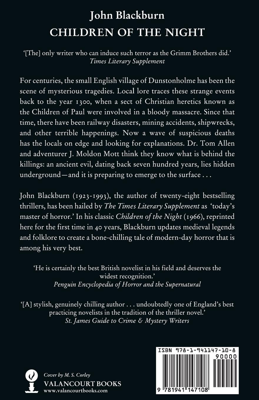 Rückseitencover Children of the Night