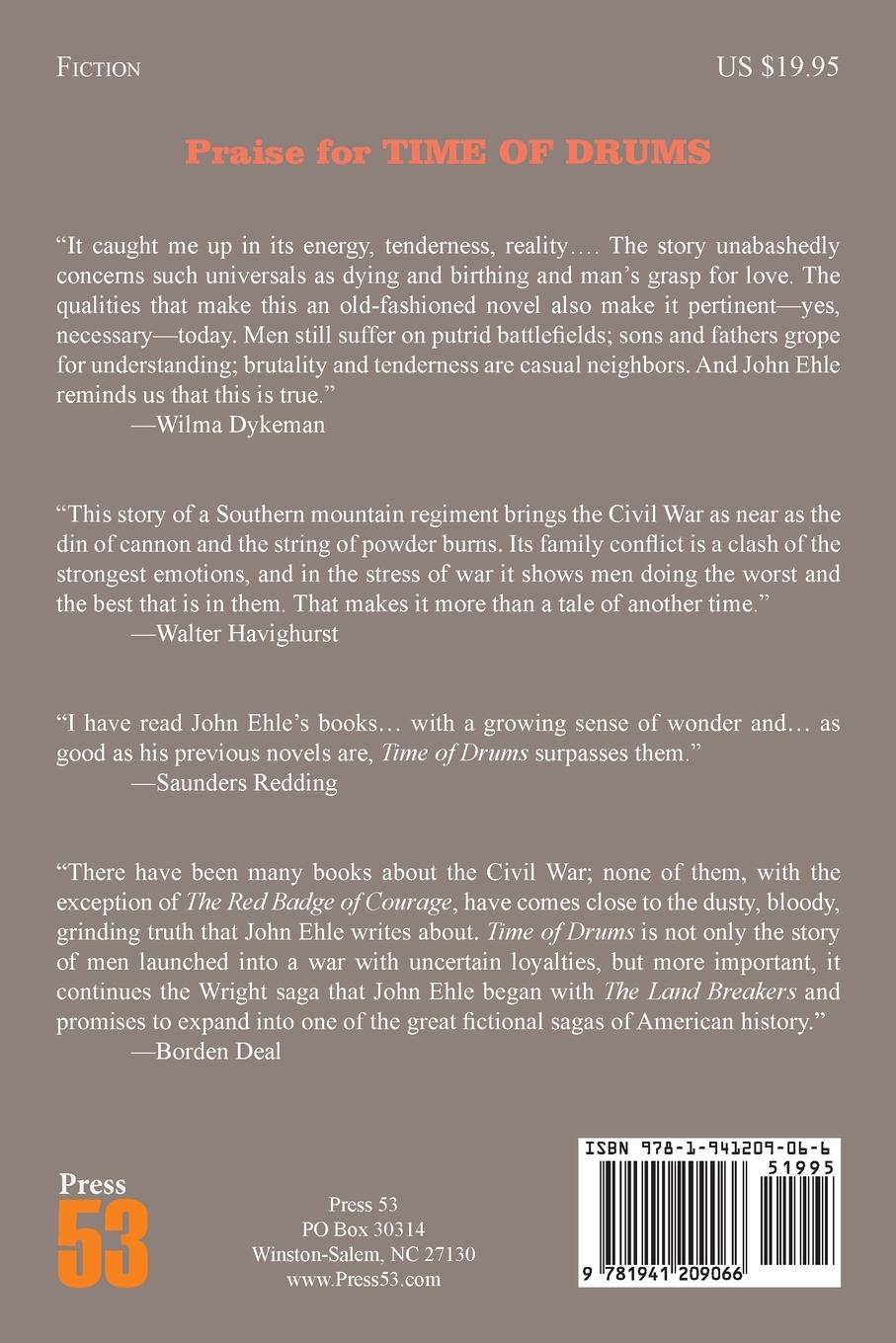 Rückseitencover Time of Drums