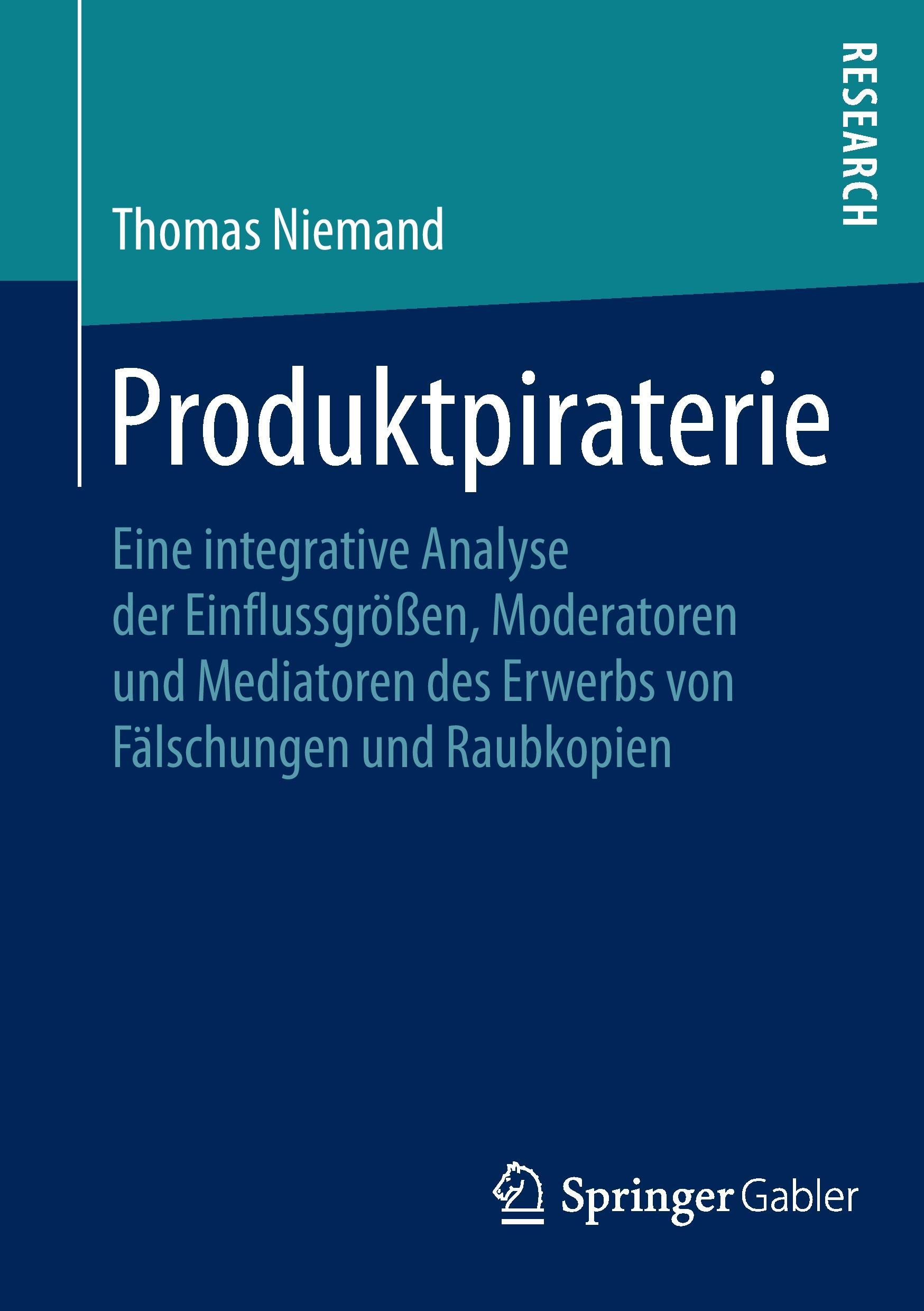 Vorderes Coverbild Produktpiraterie