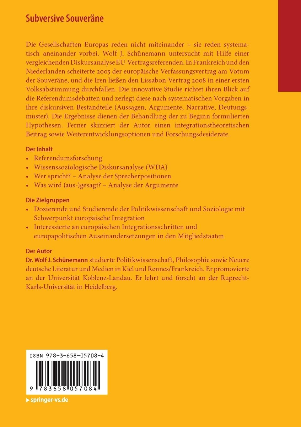 Rückseitencover Subversive Souveräne